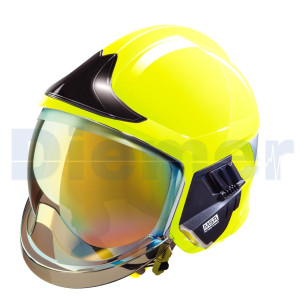 Casco Bombero Gallet F1 Xf Amarillo Fluor